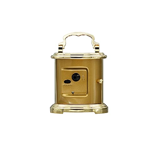 SEIKO Peyton Desk Clock, Gold - WoodArtSupply