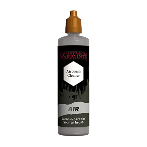 The Army Painter Airbrush Cleaner Solution - 100ml Warpaints Air Brush Cleaning for Wargaming Model Miniatures Painting - WoodArtSupply