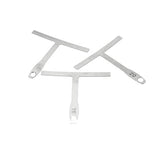 LGEGE UnderString Radius Gauge for Guitar and Bass Setup Bridge Saddle Adjustments Set of 9 Luthier Tools LGEGE