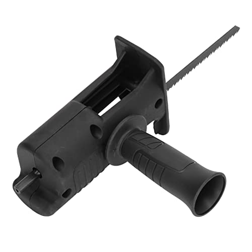 Saw Drill Attachment, Reciprocating Saw Attachment for Cordless Drill with 3 Blades for Metal Wood Cutting Hand Wood Metal Cutter Attachment Drill Pissente
