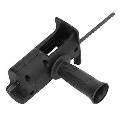 Saw Drill Attachment, Reciprocating Saw Attachment for Cordless Drill with 3 Blades for Metal Wood Cutting Hand Wood Metal Cutter Attachment Drill