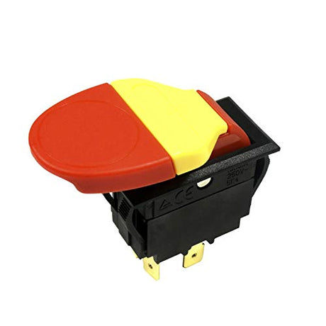 HQRP On-Off Paddle Switch Compatible with Dewalt, Rockwell, Hitachi, Reliant, Performax, Dayton, Jet, Sears Craftsman Power Tools Planer Band Saw HQRP