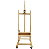 Mont Marte Painting Easel Large Easel for Painting, Studio Easel w/castors Beech Wood Mont Marte