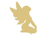 Fairy Cutout Unfinished Wood Mystical Kids Nursery Decor Door Hanger MDF Shaped Canvas Style 3 Diverse Woodworking