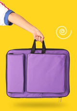 ITODA A3 Art Portfolio Carry Case Bag Drawboard Tote Handheld Storage Portable Shoulder Lightweight Box for 8k Sketch Pad Artist Drawing Painting ITODA