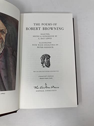 The Poems of Robert Browning - Easton Press - Peter Reddick Wood Engravings WoodArtSupply
