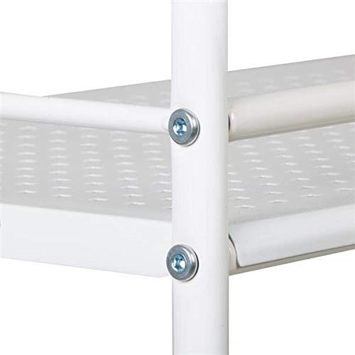 Yaheetech 3 Tier Durable Metal Multi-Purpose Rolling Utility Cart, Rolling Esthetician Cart Storage Craft Cart Kitchen Cart with Handle and Locking Yaheetech