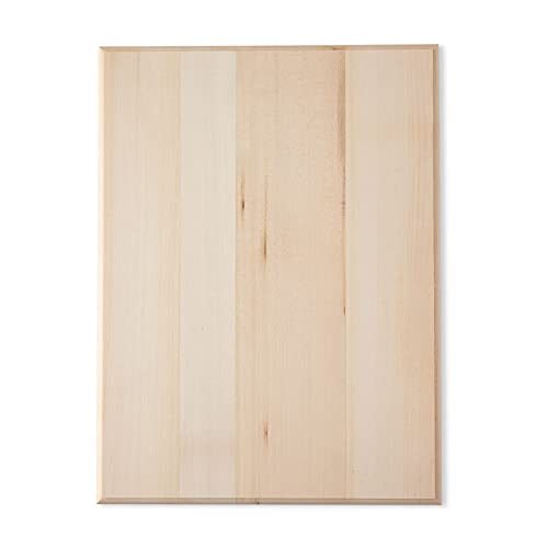 Walnut Hollow 18212 Basswood Plaque, Rectangle - WoodArtSupply