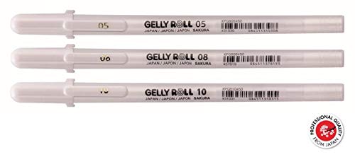 SAKURA - Gelly Basic White - 05-08 - 10 - Set 3 SAKURA