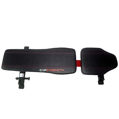 CAP Barbell Deluxe Utility Weight Bench, Red (FM-CS804DX-RD) - WoodArtSupply