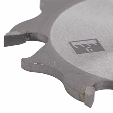Kadimendium 4inch 6 Tooth 22mm Bore Carbide Biscuit Jointer Blade Cutter Replacement Plate Joiner Blade Carbide Plate Joiner Blade Biscuit Joiner Kadimendium