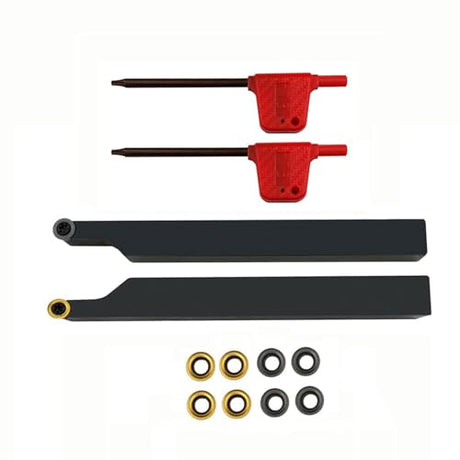 Zouzmin 3/8” 1/2" SRACR1010/1212 H06 Lathe Turning Holders Lathe Turning & Profiling Tool Holder with RCMT0602 Round Carbide Milling Inserts For zouzmin