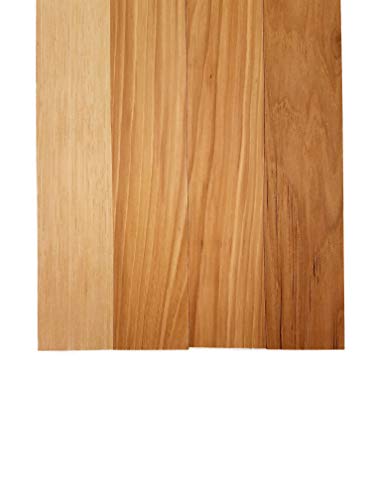 Hickory Lumber Board - 3/4" x 2" (4 Pcs) (3/4" x 2" x 12") Barrington Hardwoods