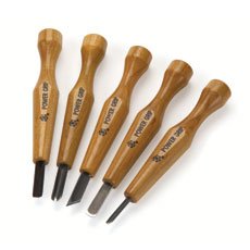 Kasoyo Five Piece Power Grip Carving Set (Japan Import) Kasoyo