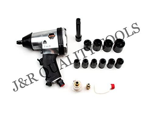 VCT 17PC 1/2" AIR IMPACT WRENCH GUN KIT SOCKETS W/CASE VCT