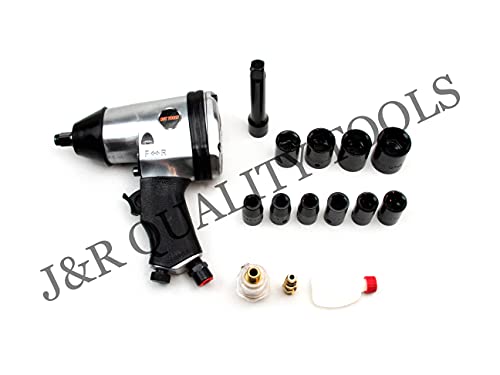 VCT 17PC 1/2" AIR IMPACT WRENCH GUN KIT SOCKETS W/CASE - WoodArtSupply