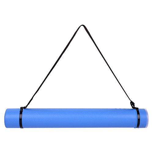 TRANSON Poster Tube Storage Extendable for Posters, Blueprints, Map and Scrolls Color Blue TRANSON