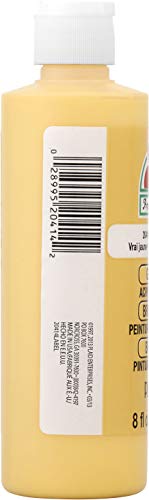 Apple Barrel Gloss Acrylic Paint in Assorted Colors (8 oz), Gloss Real Yellow Apple Barrel