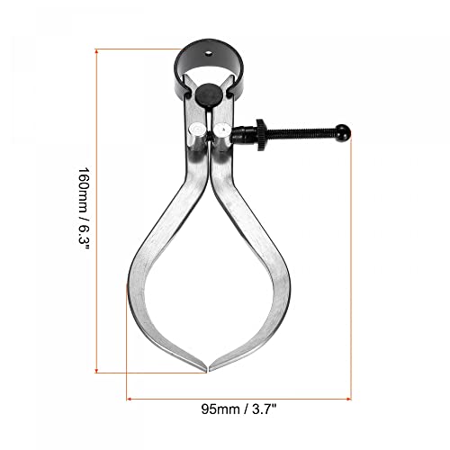 uxcell Spring Outside Caliper 6 Inch Stainless Steel Adjustable Spring Caliper Bent-Leg for Wood Turning Lathe Projects uxcell
