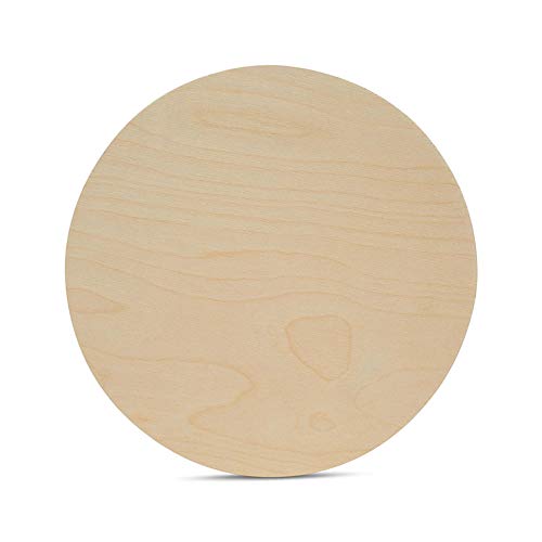 Wood Circles 14 inch, 1/4 Inch Thick, Birch Plywood Discs, Pack of 1 Unfinished Wood Circles for Crafts, Wood Rounds by Woodpeckers Woodpeckers