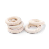 Pandahall 200Pcs Natural Wood Ring 30x6mm Unfinished Wooden Circles Connectors Pendant Without Paint for DIY Connectors Jewelry Making PH PandaHall