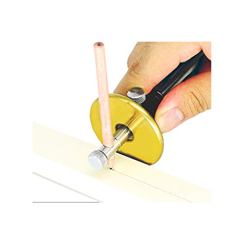 YOSELIN Dovetail Jig Wheel Marking Gauge Tool Set, 1 Bearing Wheel Cutter for Soft Wood, 1 Locked Wheel Cutter for Hardwood,1 Screwdriver,1 - WoodArtSupply