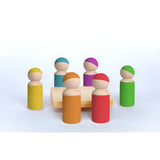 Peg Dolls Unfinished 2-3/8 inch Pack of 30 Wooden Peg People for Kids Crafts Chess Pieces Cake Toppers by ILOT ILOT