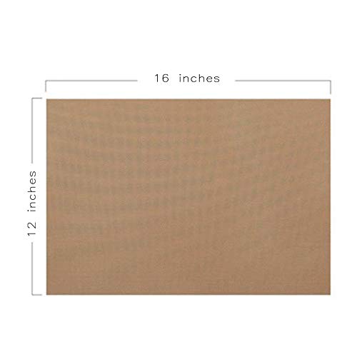 3 Pack 12 x 16" PTFE Teflon Sheet for Heat Press Transfer Non Stick Paper Reusable Heat Resistant Craft Mat,Protects Iron,for Heat Press Machines - WoodArtSupply