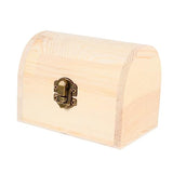 Ciieeo 1pc Pirate Treasure Chest Wooden Box The Ordinary Kit Earring Storage Organizer Letter Decor Chest Ciieeo