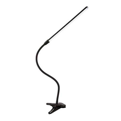 OttLite Clip-On LED Easel Lamp with ClearSun LED Technology - Sturdy Clip Light with On/Off Switch Cord - Adjustable & Flexible Neck for Precise OttLite