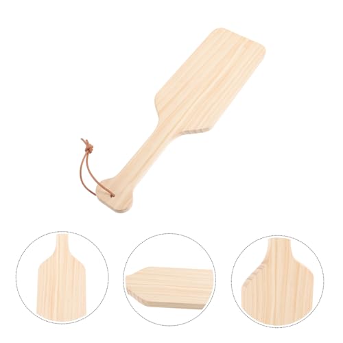 Happyyami Decor Unfinished Paddle Crafts DIY Paddle Cutouts Unfinished Paddle Paddle Cutouts Blank Paddle DIY Paddle Crafts Paddle Painting kit Happyyami