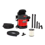 CRAFTSMAN CMXEVBE17925 5 Gallon 5.0 Peak HP Wet/Dry Wall Vac, Wall-Mounted Shop Vacuum with Attachments Craftsman