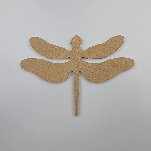 11"Dragonfly, Unfinished Wood Art Shape by Wooden Craft Cutouts