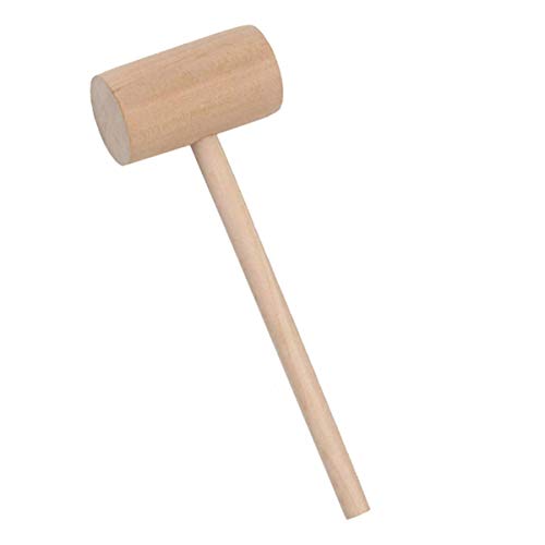 Wooden Hammers Nature Wood Mallets Seafood Lobster Crab Chocolate Beating Mallets 12pcs - WoodArtSupply