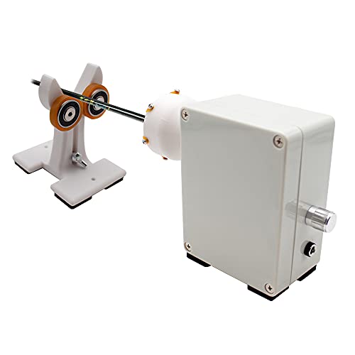 Portable Professional Lure Fishing Rod Winding Machine DIY Fishing Rod Epoxy Resin Rotating Gluing Machine 0-30RPM Adjustable Aitoserlea