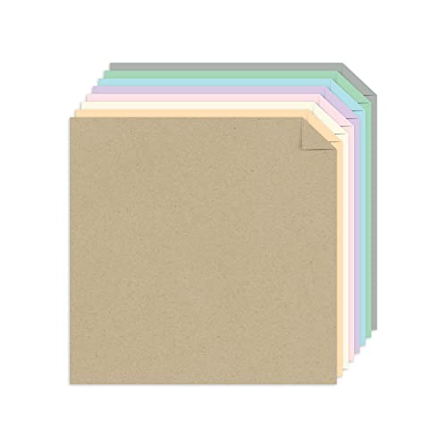 Astrodesigns Crafting Cardstock, 12" x 12", 65 lb./176 gsm, 8-Color Breezy Boho Assortment, 80 Sheets (91823) Astrodesigns