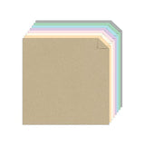 Astrodesigns Crafting Cardstock, 12" x 12", 65 lb./176 gsm, 8-Color Breezy Boho Assortment, 80 Sheets (91823) Astrodesigns