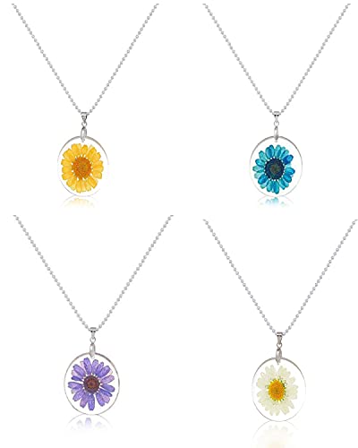 60Pcs White Dried Daisy Pressed Flowers - YouthBro 60Pcs Real Nature Flowers Set for Resin DIY Jewelry Candle Soap Vase Making Nail Card Scrapbook YouthBro