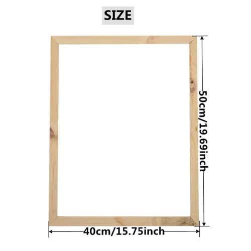 ENLAYER 40X50 cm Wooden Frame DIY Picture Frames Art Suitable for Home Decor Painting Digital Diamond Drawing Paintings, Display Pictures 16x20 ENLAYER