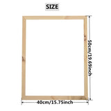 ENLAYER 40X50 cm Wooden Frame DIY Picture Frames Art Suitable for Home Decor Painting Digital Diamond Drawing Paintings, Display Pictures 16x20 ENLAYER