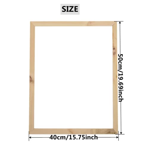 ENLAYER 40X50 cm Wooden Frame DIY Picture Frames Art Suitable for Home Decor Painting Digital Diamond Drawing Paintings, Display Pictures 16x20 - WoodArtSupply