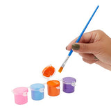 11-Piece 10-Inch Paint-Your-Own Moon and Stars Stepping Stone Kit with 1 Moon and Stars Stone, 8 Paint Pots with 10ml Acrylic Paint Each, and 2 Paint Bright Creations