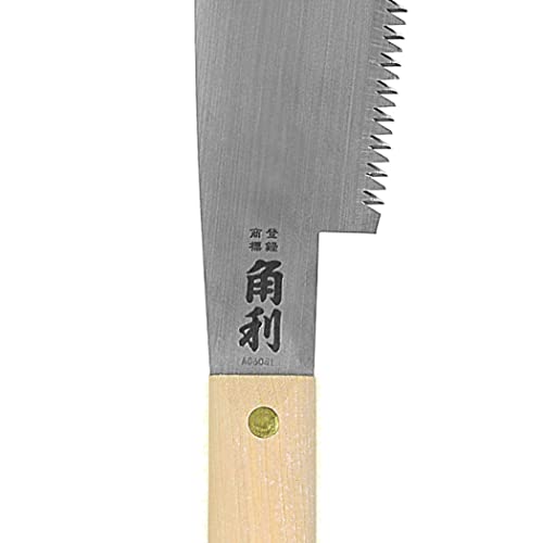 KAKURI Japanese Anahiki Saw for Wood 14" Made in JAPAN, Large Pull Saw for Rough Woodworking, Timbers, Beams, Trees, Logs, Limbs, Thick Branches