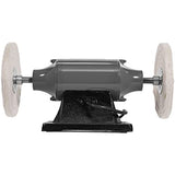 VEVOR Bench Buffer Polisher, 8 inch Buffing Machine 370W Motor with 3600 RPM, Heavy Duty Benchtop Lathe Polishing Machine for Jewelry, Wood, Silver, VEVOR