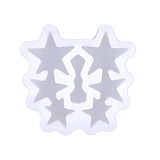 Silicone Earrings Mold Ear Stud Earring Resin Mold Star Epoxy Resin Casting Mold for DIY Crafts Earrings Jewelry Making clay earring molds christmas SYlive