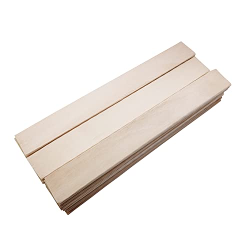 8 Inch 50PCS Popsicle Sticks for Crafts, Jumbo Craft Sticks Wooden Paint Stick for Arts & Craft Projects & DIY Projects & Ice Cream, Waxing, Mixing CR CHRWLIN