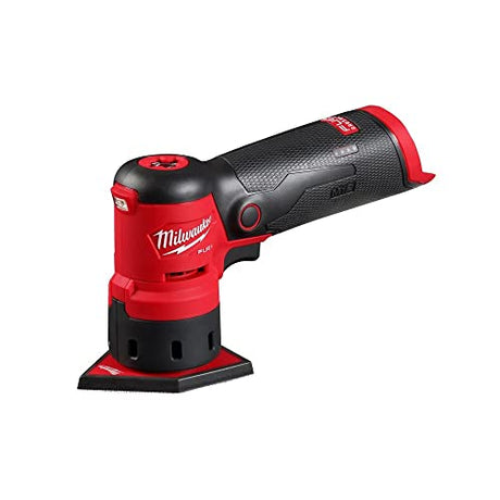 Milwaukee 2531-20 12V Brushless Cordless Orbital Detail Sander (Tool Only) Red and Black Milwaukee