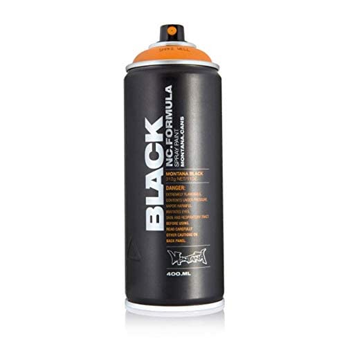 Montana Black 400ml Complete Artist Set of 24 Aerosol Spray Paint kit for Professional Crafting Graffiti Street Art Murals and Stencils Montana Black