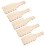 COHEALI Wooden Paddle Sorority 5PCS Unfinished Wood Wooden Pledge Paddle Wooden Paddle Board Blank Wooden Paddles Paddle Wood Board Butter Paddles COHEALI
