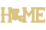 Home Louisiana Cutout Unfinished Wood Home Decor Mardi Gras Bourbon Street Door Hanger MDF Shape Canvas Style 2 Diverse Woodworking
